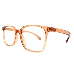 Eyebuydirect Blocks Orange/Brown 51-16-143mm Eyeglasses FRAMES ONLY - VERY GOOD